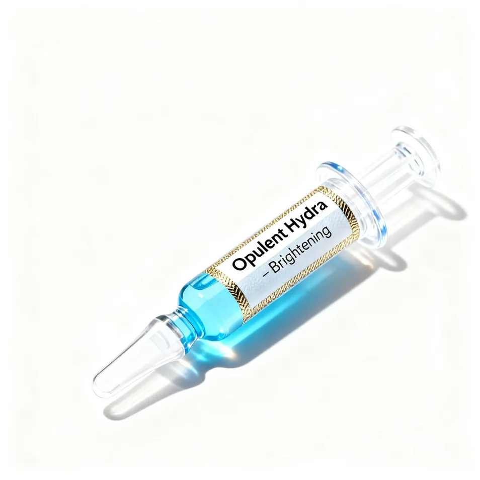 Suero facial de lujo de doble intensidad para iluminar y reafirmar con trehalosa, arginina y pantenol para la rápida reducción de manchas oscuras y efecto lifting inmediato en la piel