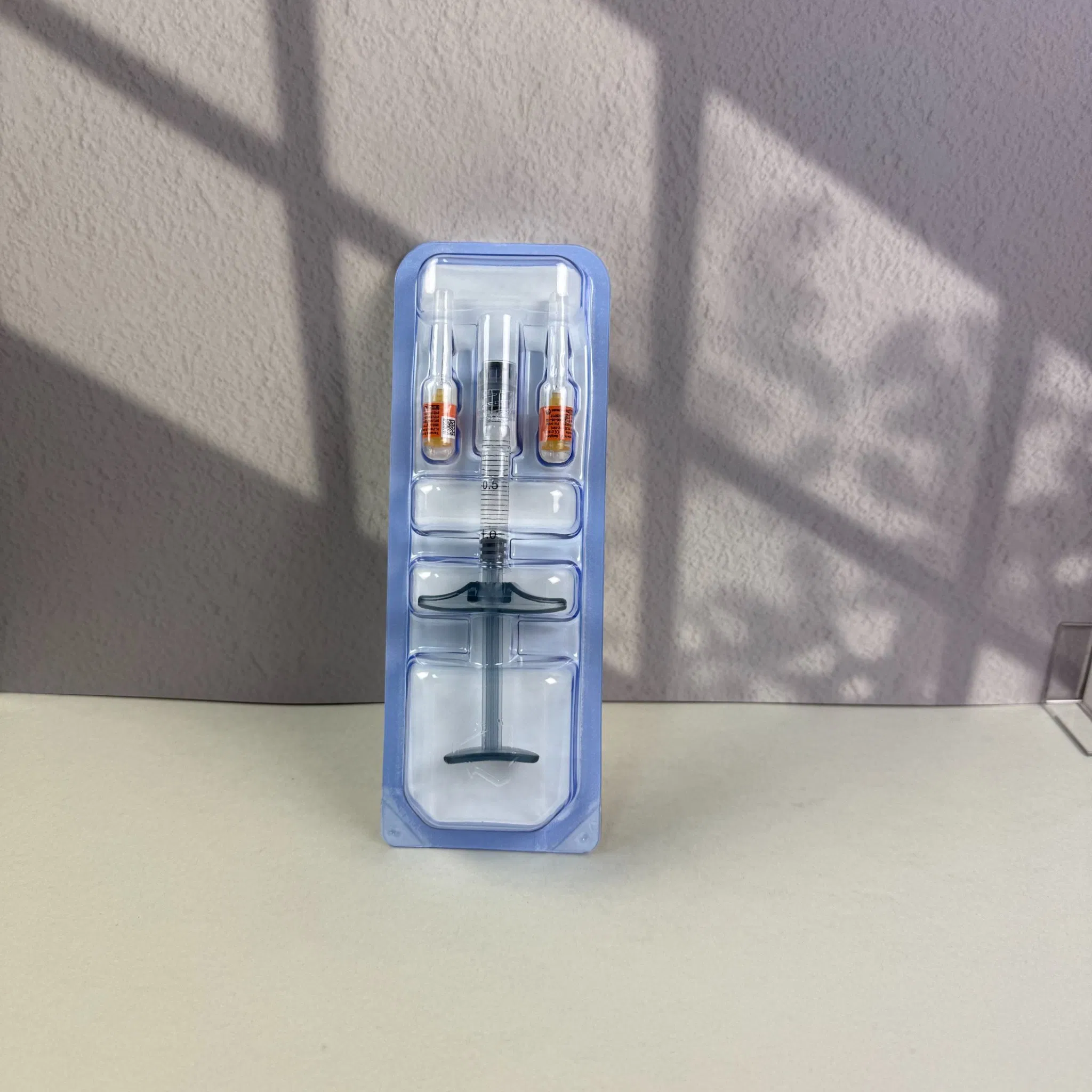 1ml Relleno dérmico de ácido hialurónico entrecruzado gel inyectable facial fabricante OEM