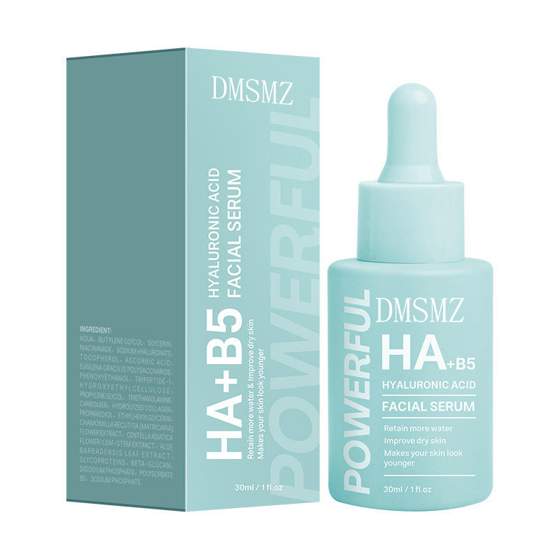 Ácido Hialurónico y Vitamina B5 Hidratante Calmante Reparador de Barrera Suero Facial Hidratante