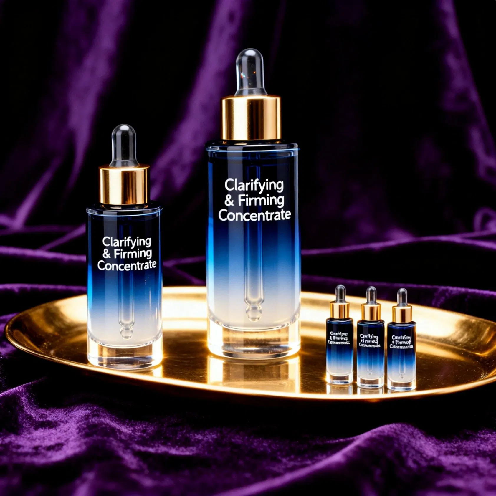 Suero facial intensivo, exclusivo, iluminador y perfeccionador de poros con extracto de Saccharum Officinarum y triethanolamina para una exfoliación suave y limpieza profunda