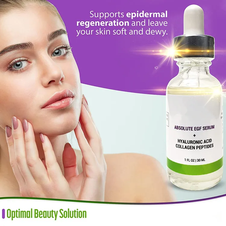 Suero de Microneedling Premium OEM/ODM con Péptidos de Colágeno y Suero EGF