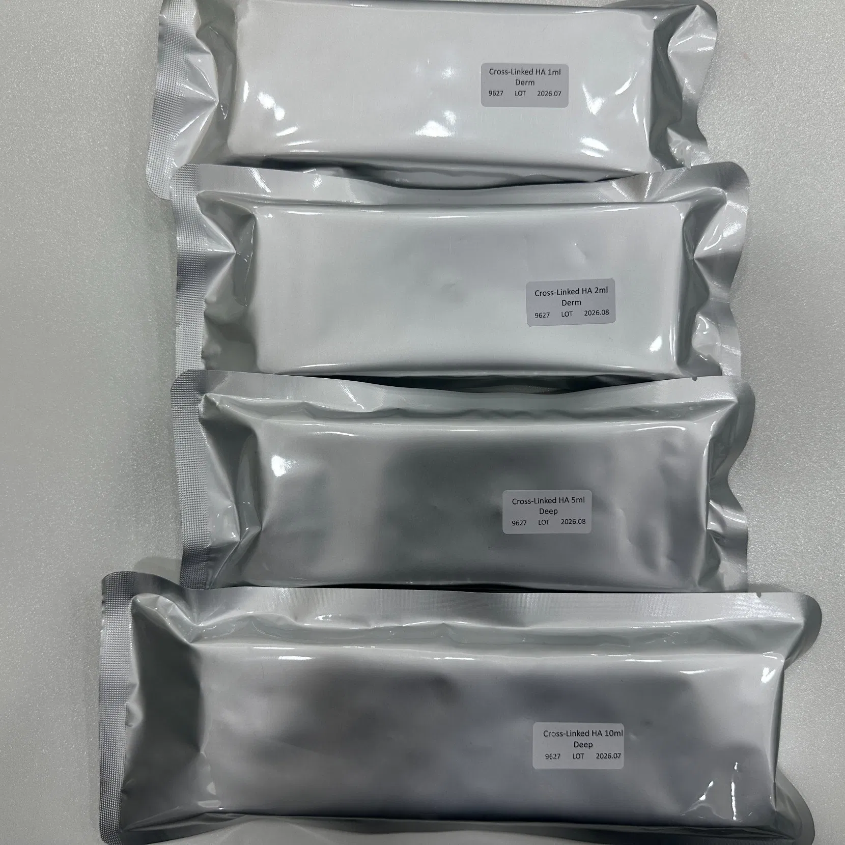 1ml Relleno dérmico de ácido hialurónico entrecruzado gel inyectable facial fabricante OEM