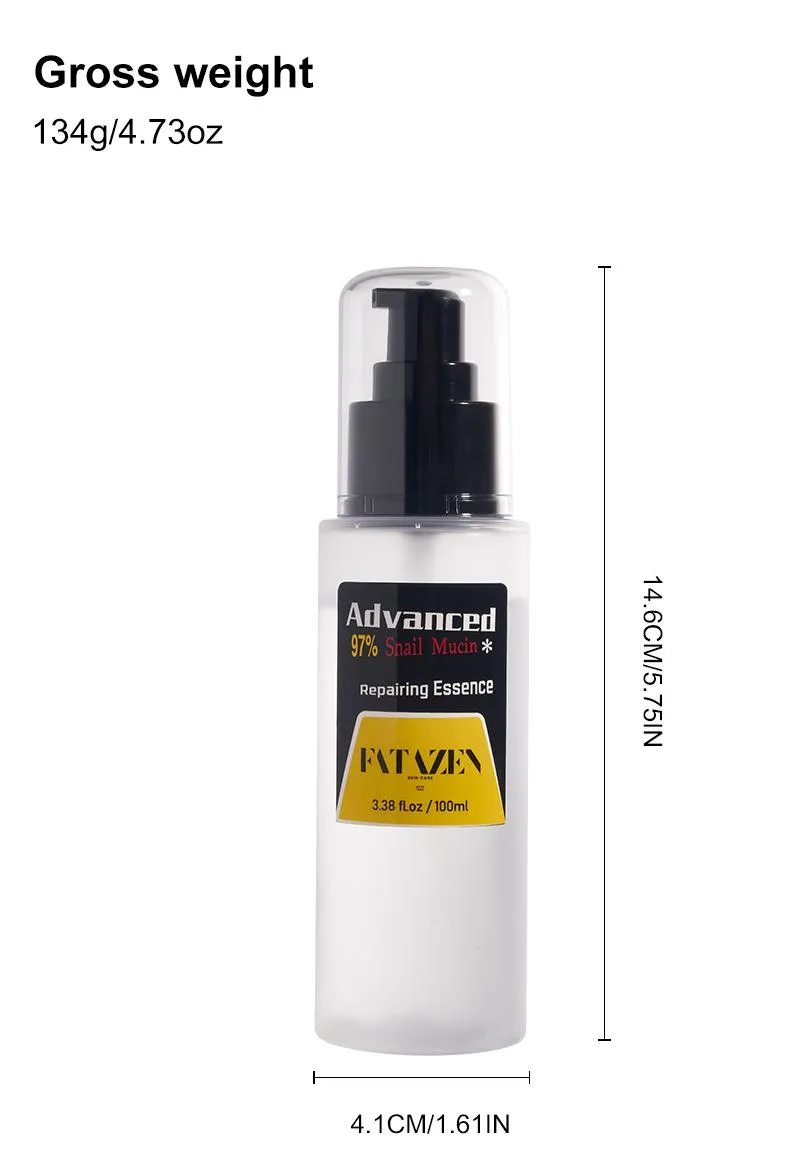 Suero reparador hidratante para la eliminación de manchas oscuras anti-edad al por mayor, productos de cuidado de la piel de etiqueta privada, suero facial antiacné de caracol