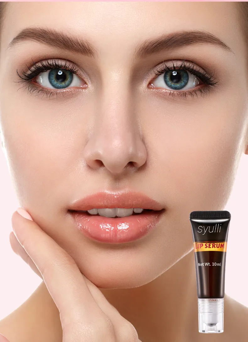 Aceite labial hidratante y humectante de fresa personalizada con rodillo, suero labial tintado