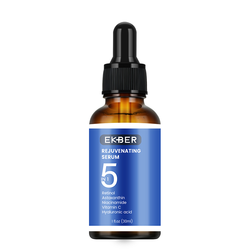 Suero Facial Antienvejecimiento Orgánico Retinol Astaxantina Niacinamida Vitamina C Ácido Hialurónico Cara 5 en 1 Suero