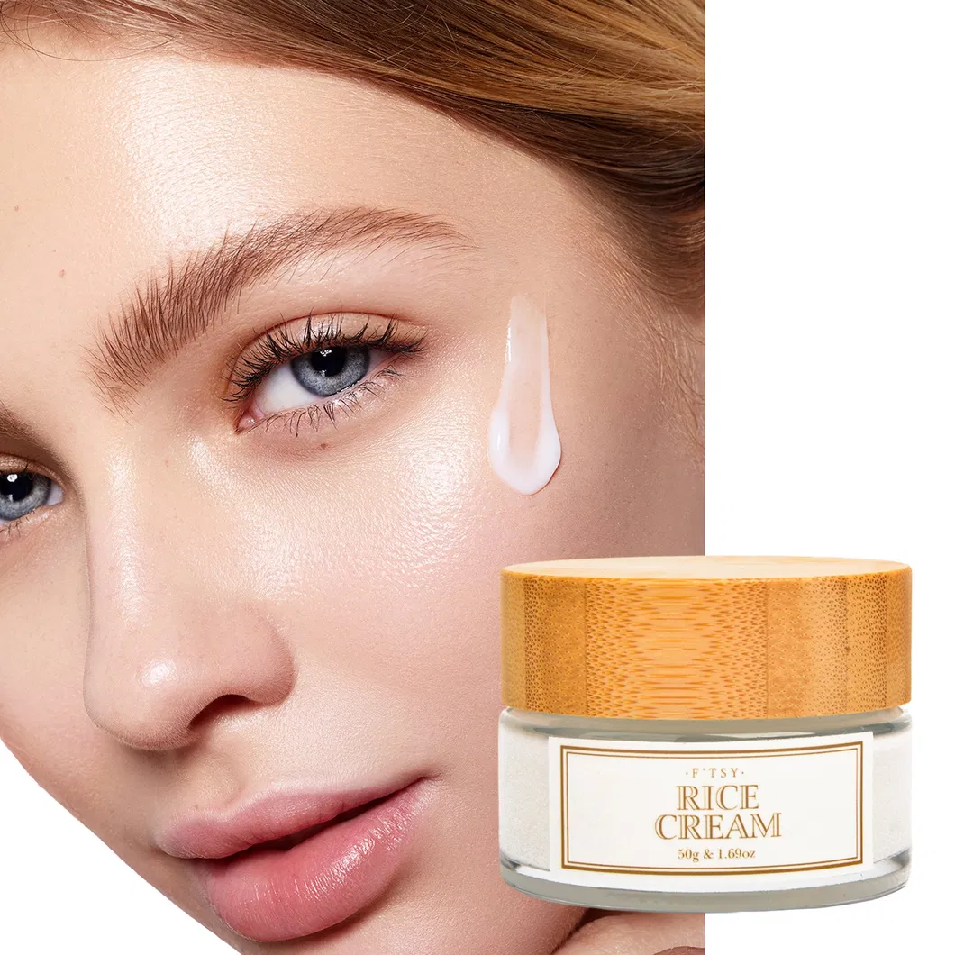 Conjunto de Cuidado de la Piel de Arroz Natural Personalizado Crema Aclaradora Facial Tónico Facial Suero Facial Antienvejecimiento Conjunto de Cuidado Personal de la Piel