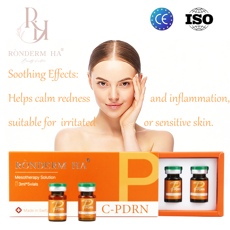 OEM Inyectable Acelerador de Piel Pdrn Mesoterapia para Rejuvenecimiento Facial 3ml*5