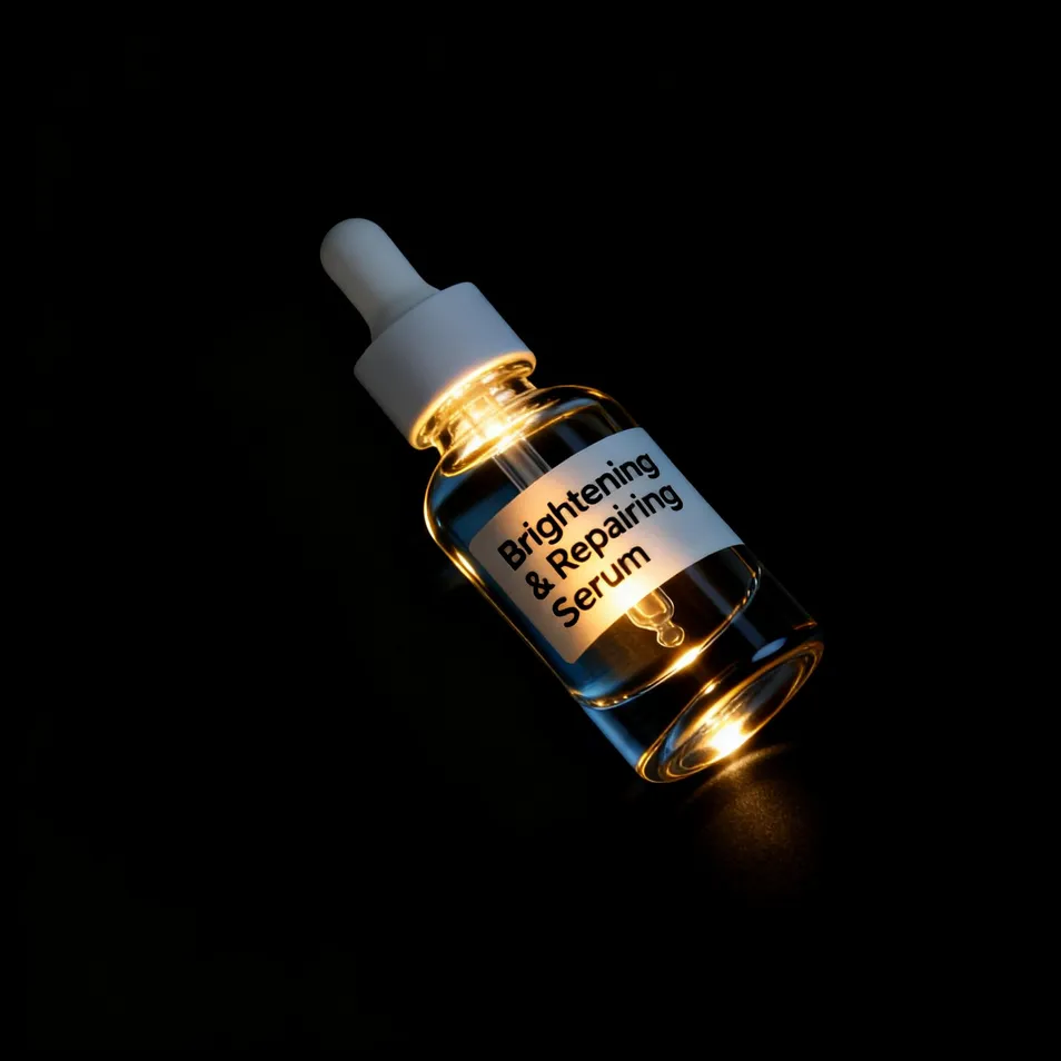 Suero facial de lujo para reparación y aclarado de la piel con proteína marina de mejillón y extracto de sangre de dragón para la reducción de la inflamación y la claridad