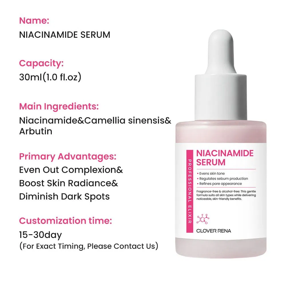 Tratamiento para el acné facial Reduce líneas finas arrugas manchas oscuras suero de niacinamida