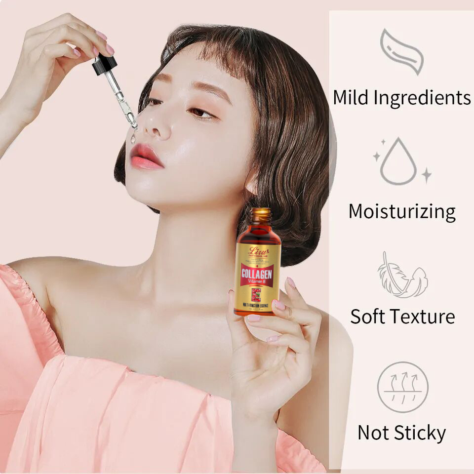 Sérum facial antienvejecimiento revitalizante con colágeno y vitamina E