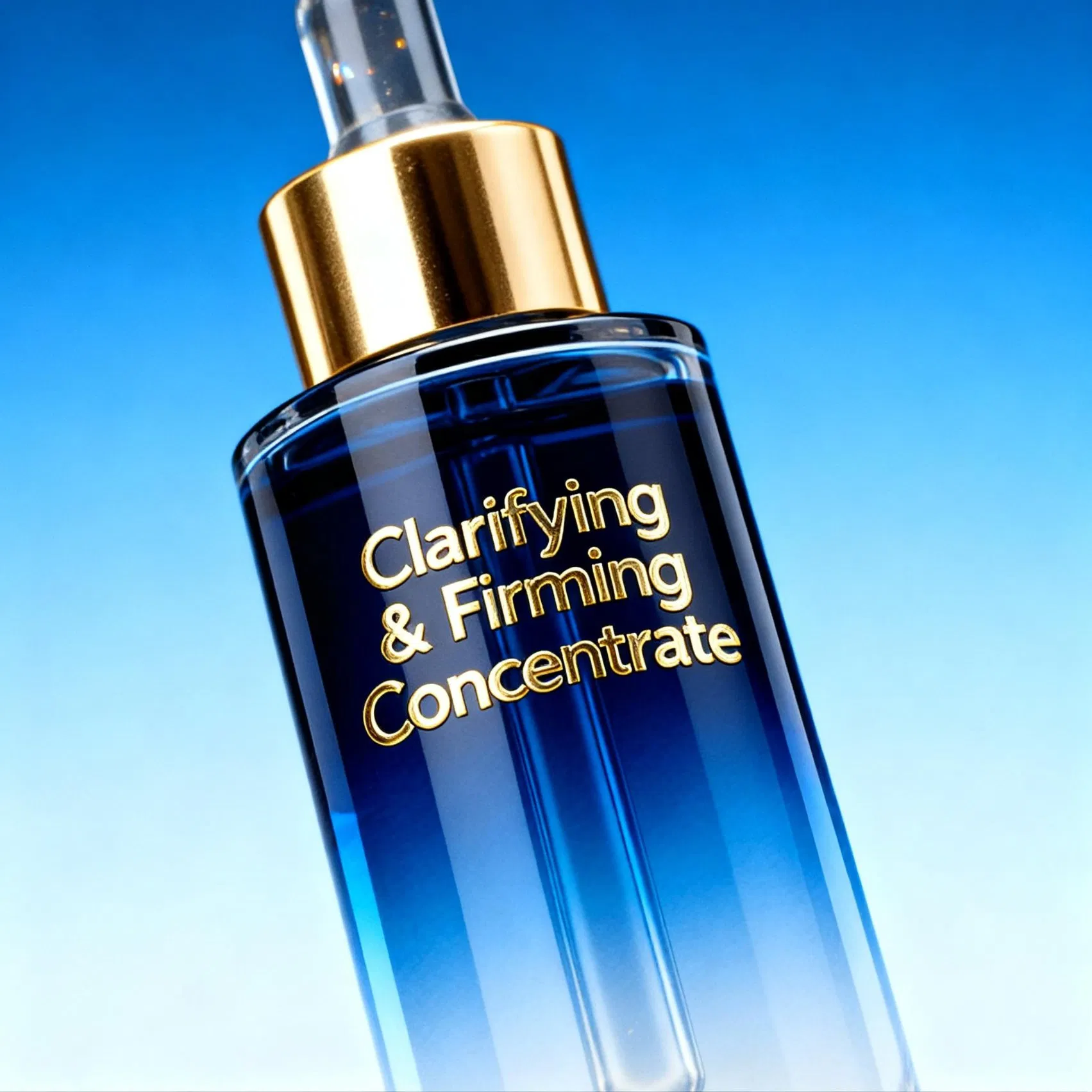 Suero facial intensivo, exclusivo, iluminador y perfeccionador de poros con extracto de Saccharum Officinarum y triethanolamina para una exfoliación suave y limpieza profunda