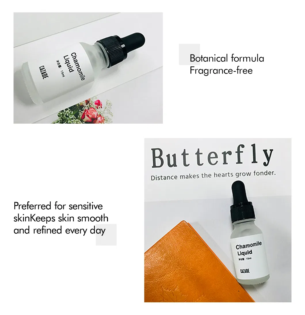 Esencia de Piel de Planta Herbal de Manzanilla Suavizante Hidratante Suero Facial