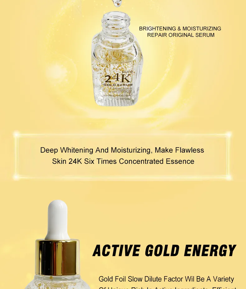 Detalle Suero de oro 24k