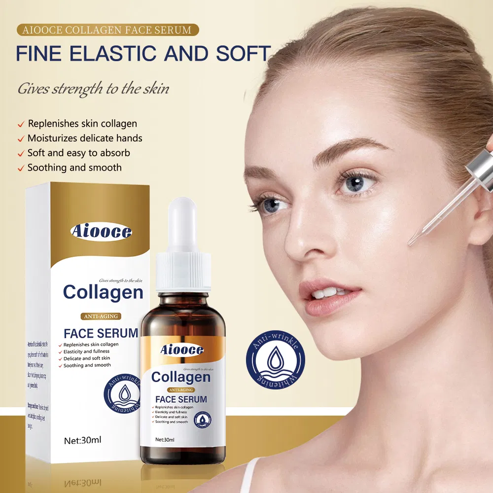 Suero hidratante blanqueador reparador de colágeno anti-envejecimiento