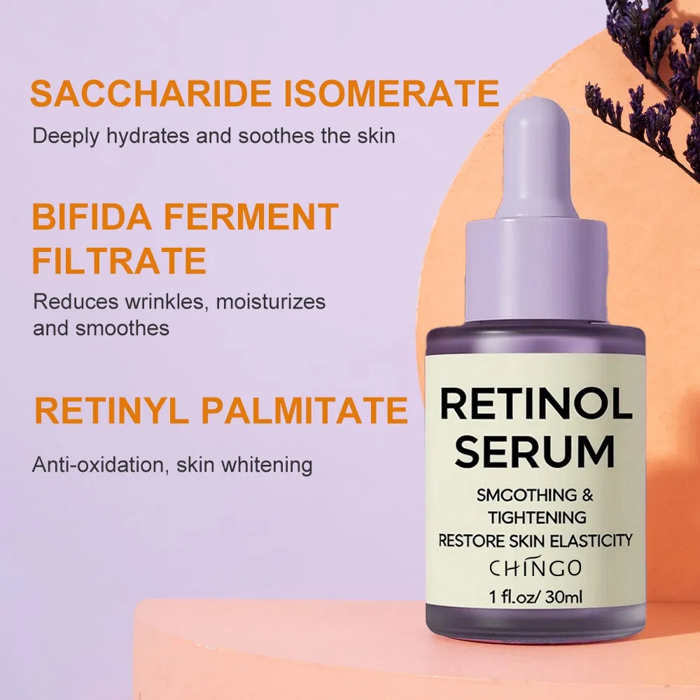 Suero de retinol para el tratamiento del acné, hidratante, alisador, reafirmante y antienvejecimiento