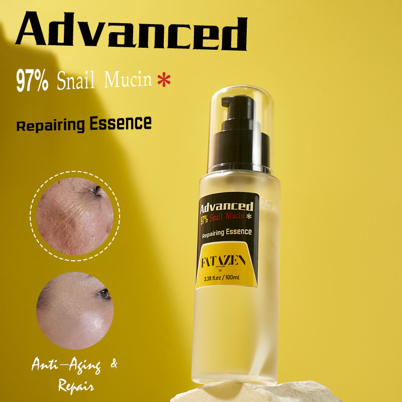 Suero hidratante reparador para la eliminación de manchas oscuras anti-edad al por mayor, productos de cuidado de la piel de etiqueta privada, suero facial de caracol antiacné
