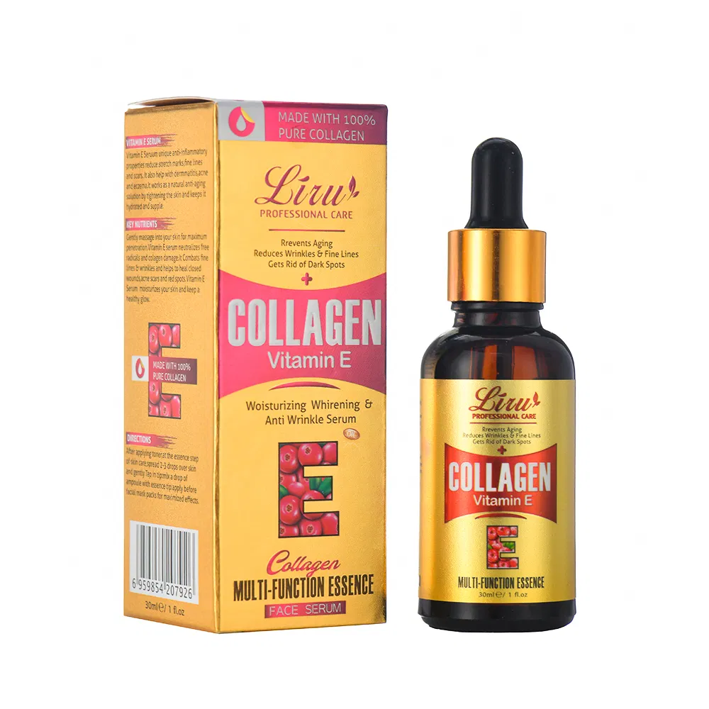 Sérum facial antienvejecimiento revitalizante con colágeno y vitamina E