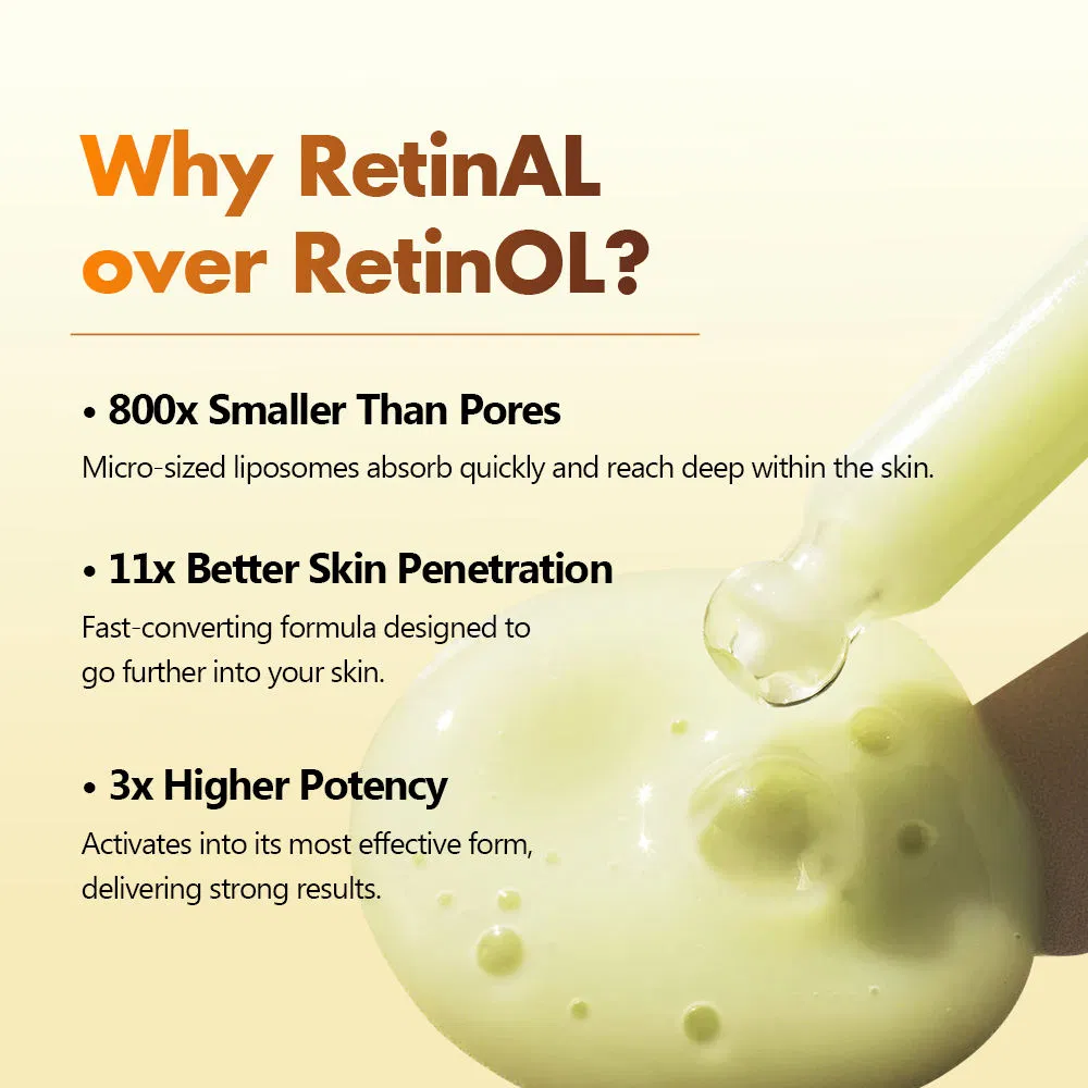 Suero Facial de Retinol Vegano Líquido de Niacinamida Blanqueador Antienvejecimiento Suero Calmante
