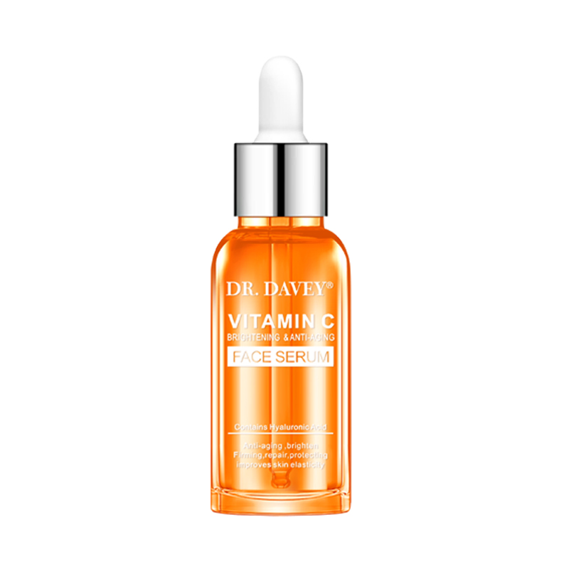 Suero de vitamina C personalizable de etiqueta privada, iluminador, antienvejecimiento, hidratante para el rostro