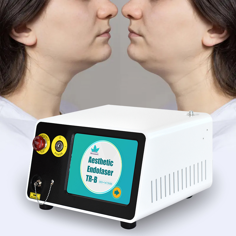 2 Longitudes de onda 980nm 1470nm Láser de diodo para la reducción de grasa corporal y lipólisis, lifting facial con endoláser