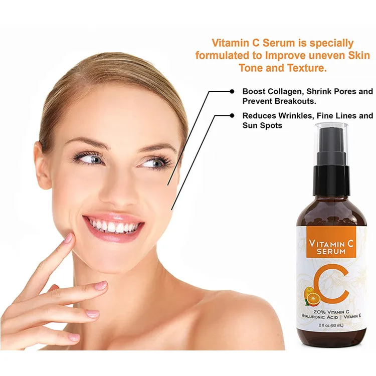 Suero de vitamina C para tratamiento mayorista de acné y manchas oscuras