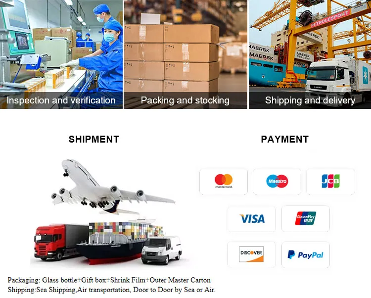 Embalaje y entrega de productos de cuidado de la piel