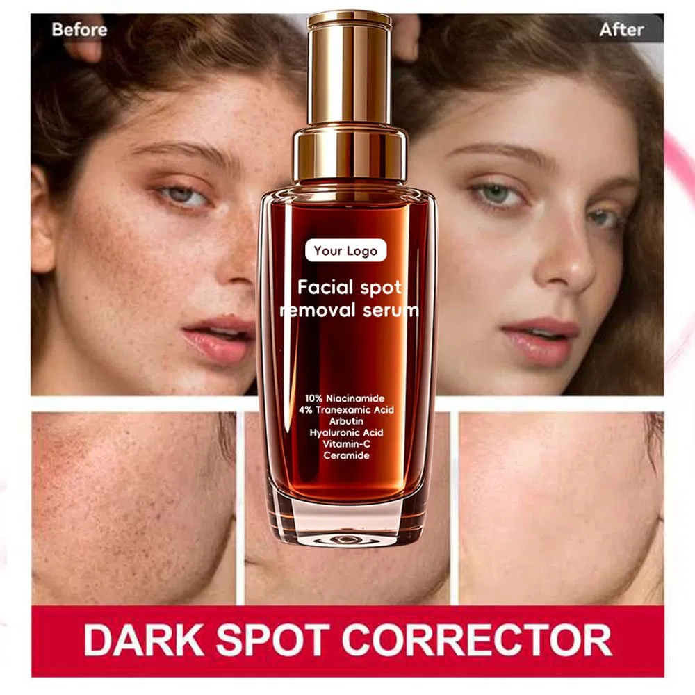 Suero Facial Reparador de Barrera Hidratante con Logo Personalizado, Suero Iluminador de Niacinamida