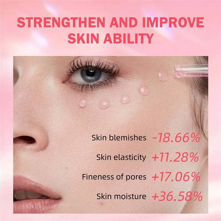 Tratamiento Facial Cuidado de la Piel Brillo Aclarador Niacinamida Ácido Hialurónico Blanqueador Hidratante 4 en 1 Suero Facial