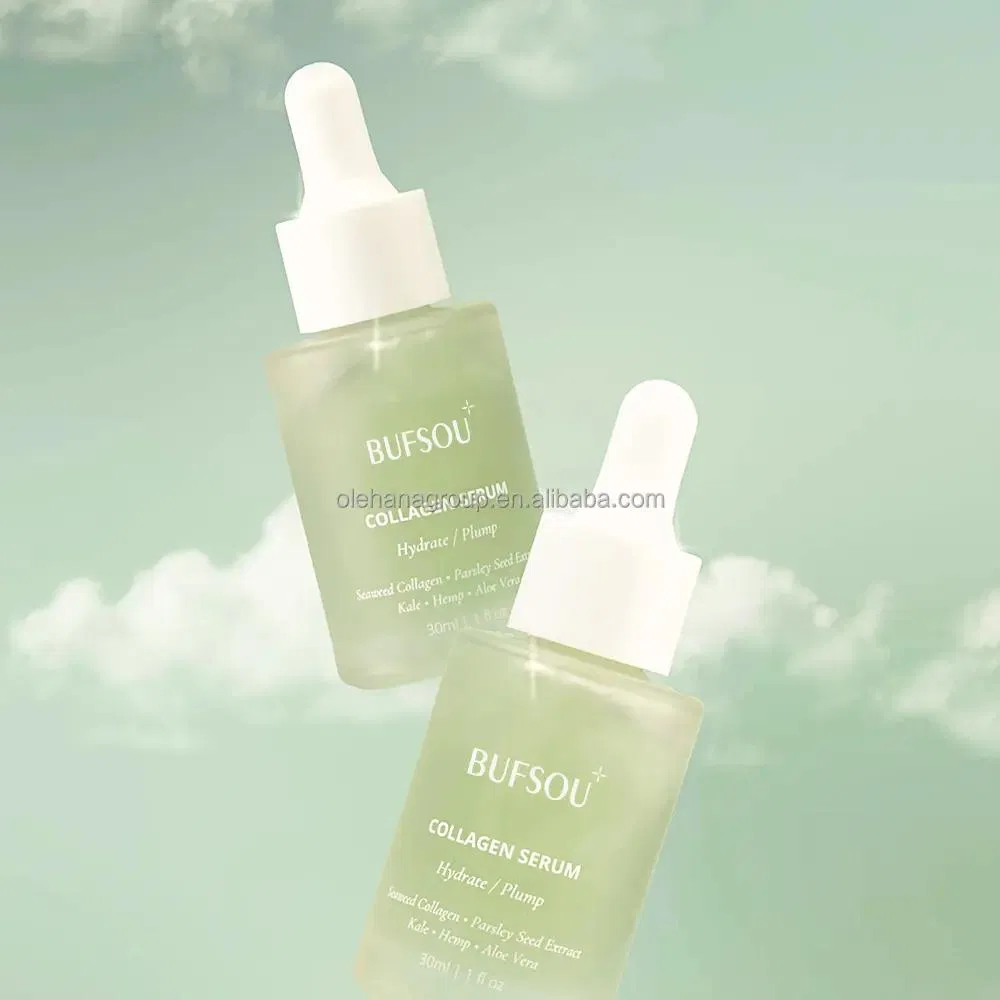 Suero Calmante Hidratante para Piel Sensible Vegano de Marca Privada, Antienvejecimiento, Iluminador, Esencia Facial para el Rostro