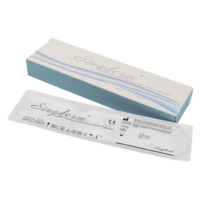 Inyección de relleno dérmico de ácido hialurónico Singderm Facial Skineance para arrugas CE OEM