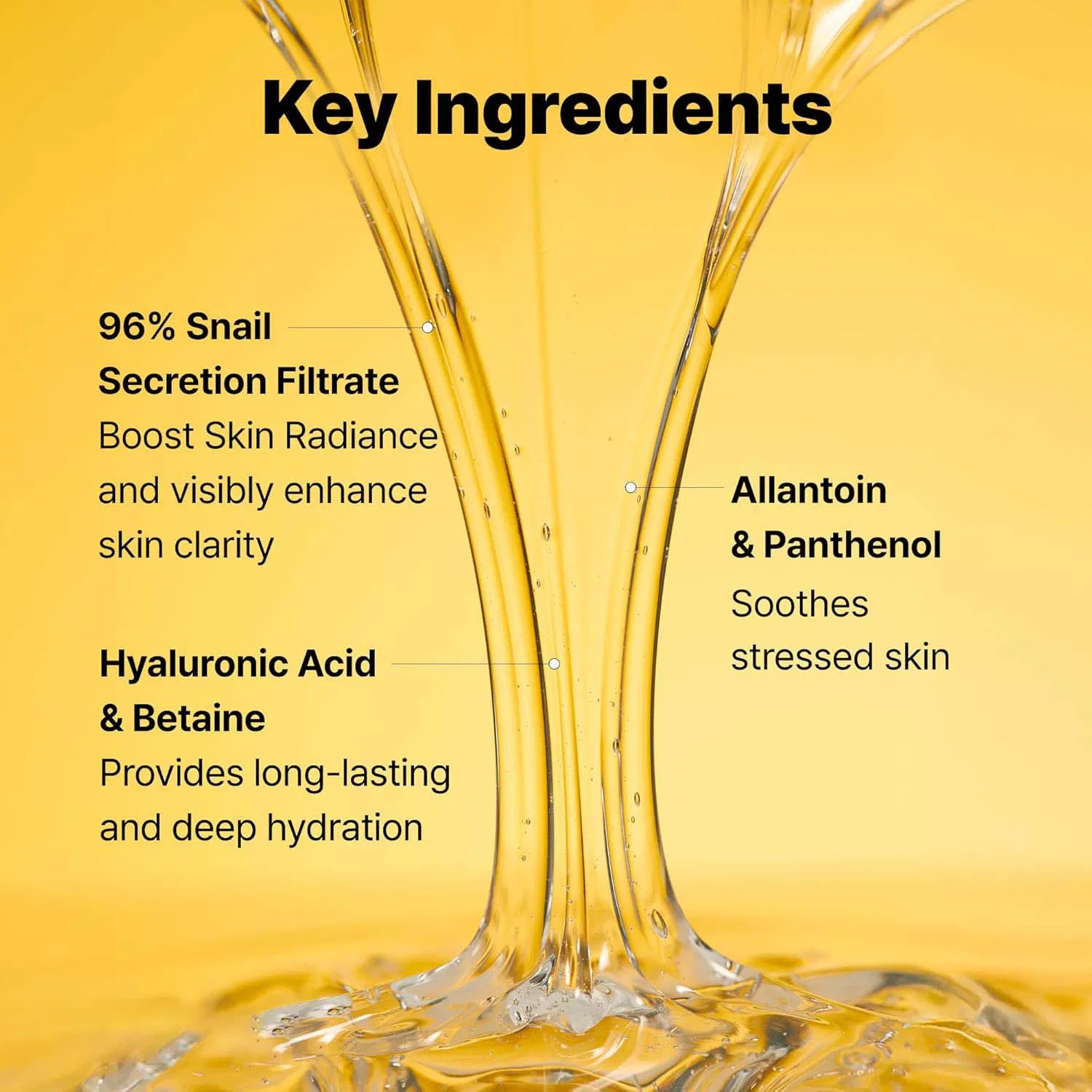 Suero Reparador de Mucina de Caracol 100ml, Suero Hidratante Facial con Filtrado de Secreción de Caracol para Piel Opaca y Líneas Finas, Cuidado de la Piel Coreano