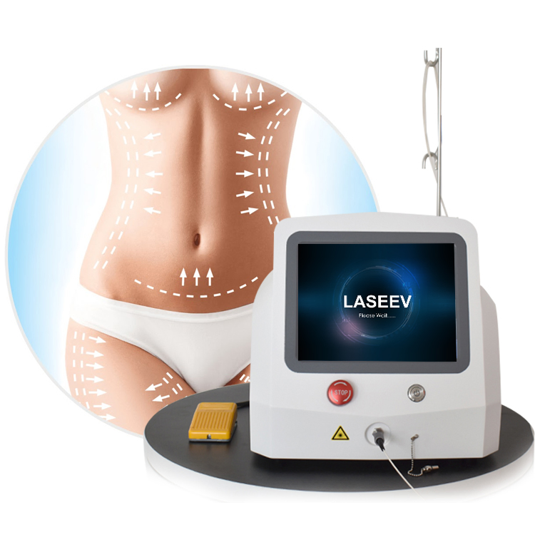 Diodo Endolaser 980 Nm 1470 Dispositivo de Lifting Facial Láser Liposucción Lipólisis