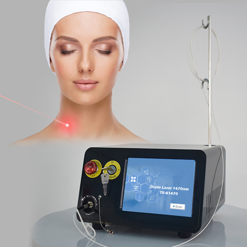 Venta Caliente de Triangel Factory 1470nm Máquina de Cirugía Plástica de Liposucción con Láser de Diodo Lipólisis Láser Doble Papada Endoláser Lifting Facial