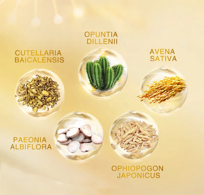 Sérum de Oro para el Rostro Blanqueador Reparador Suavizante Natural Sérum Facial para Todo Tipo de Piel 24K de Marca Privada de Belleza Vegana