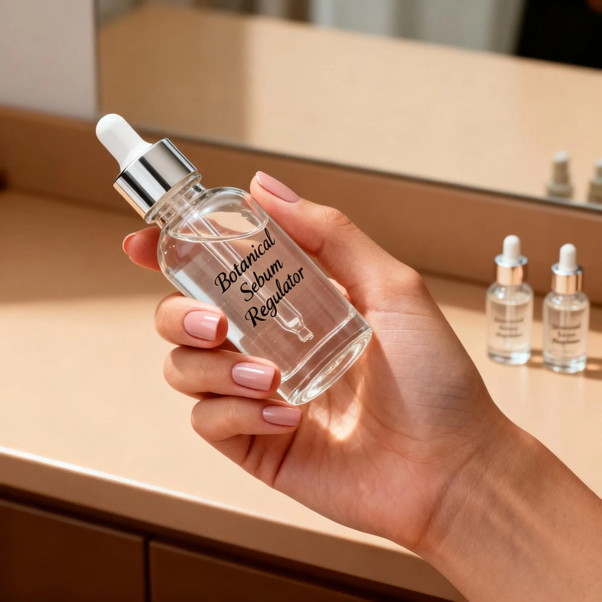 Tratamiento profesional para el acné hormonal y suero facial refinador de poros con raíz de rehmannia china y filtro de fermento de madreselva