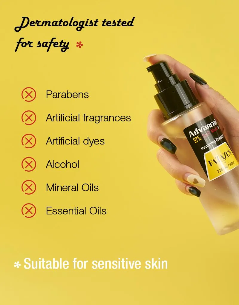 Suero reparador hidratante para la eliminación de manchas oscuras anti-edad al por mayor, productos de cuidado de la piel de etiqueta privada, suero facial antiacné de caracol
