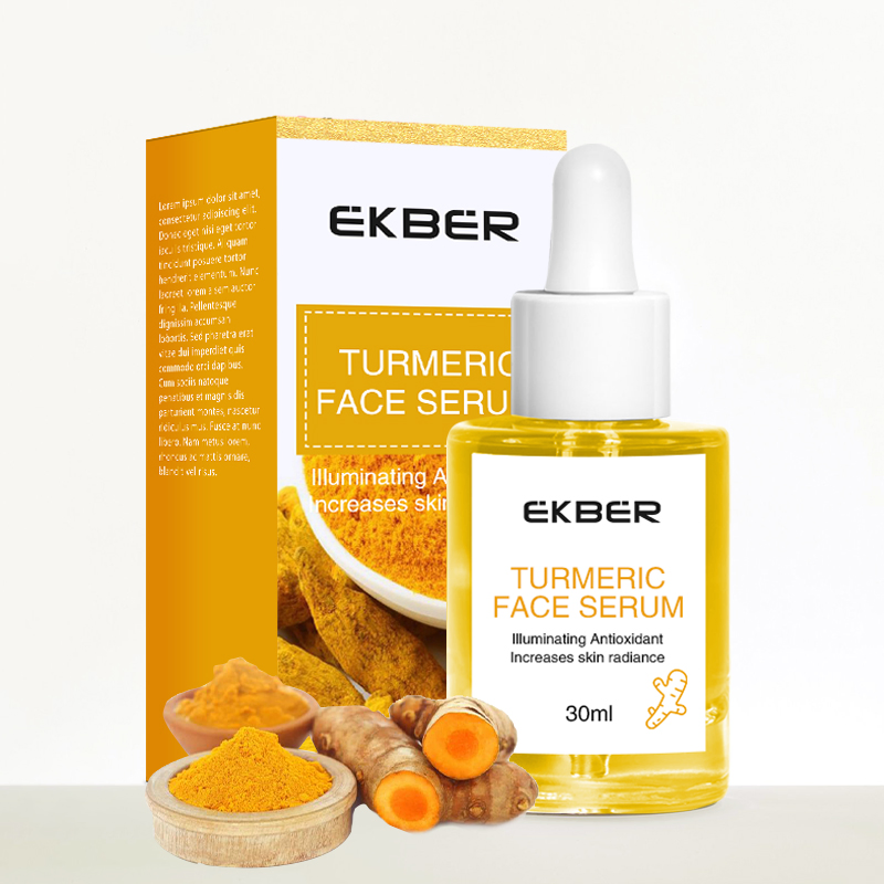Suero Facial Antiacné OEM Exfoliante de Piel Muerta Suero de Cúrcuma Activa Folículos Capilares Cuidado de la Piel 30ml