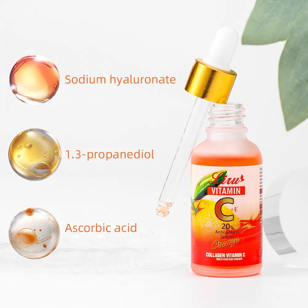 Suero de cuidado de la piel de colágeno con vitamina C al por mayor de fábrica, antienvejecimiento, hidratante para el rostro