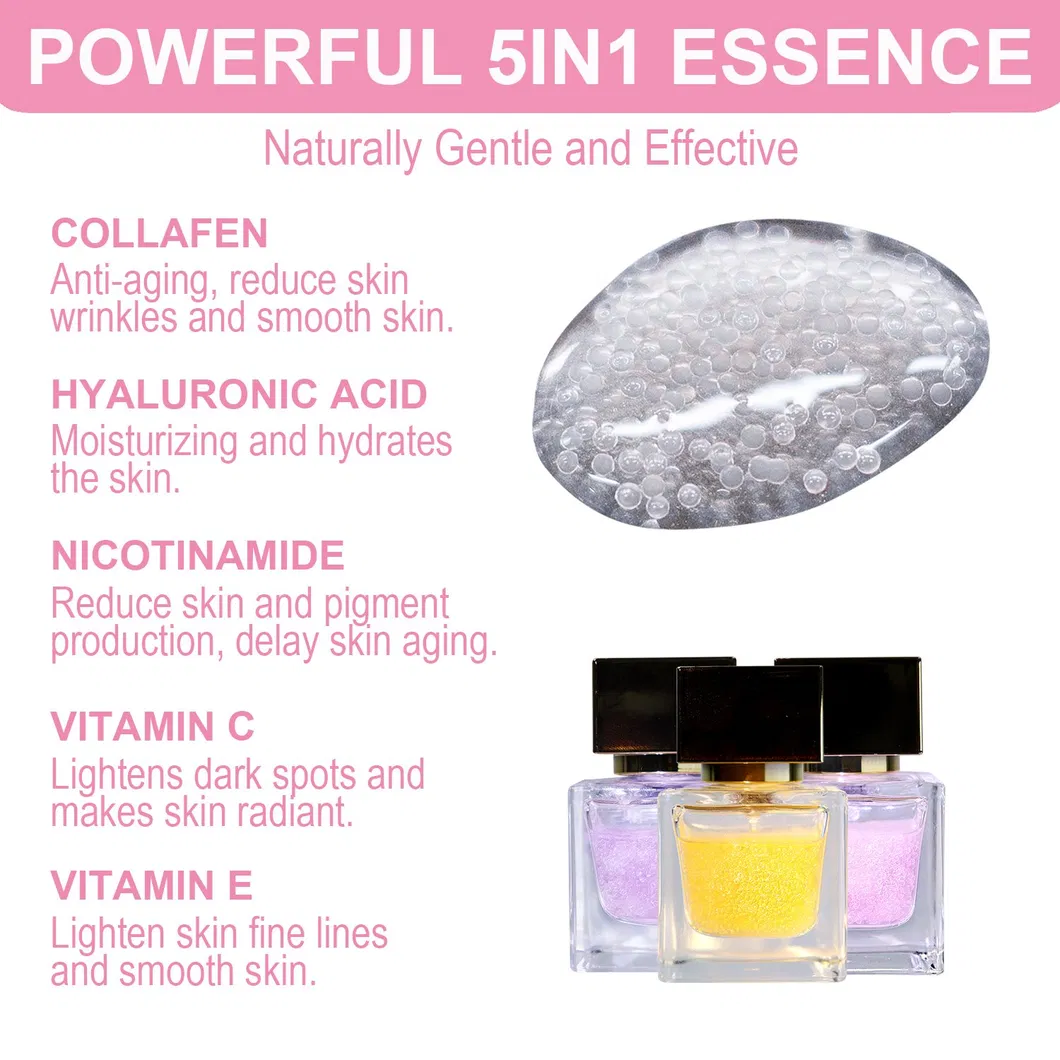 Aceite reparador de piel con perlas, refrescante, hidratante y serum facial calmante