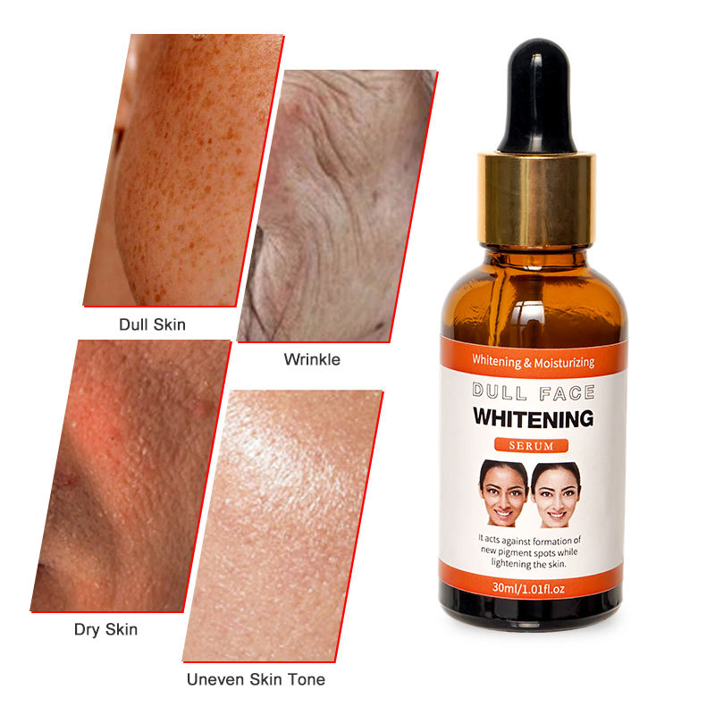 Suero Facial Natural de Arbutina de Marca Privada Orgánico Vegano Antienvejecimiento Aceite Esencial Esencias Visage Suero Blanqueador Facial