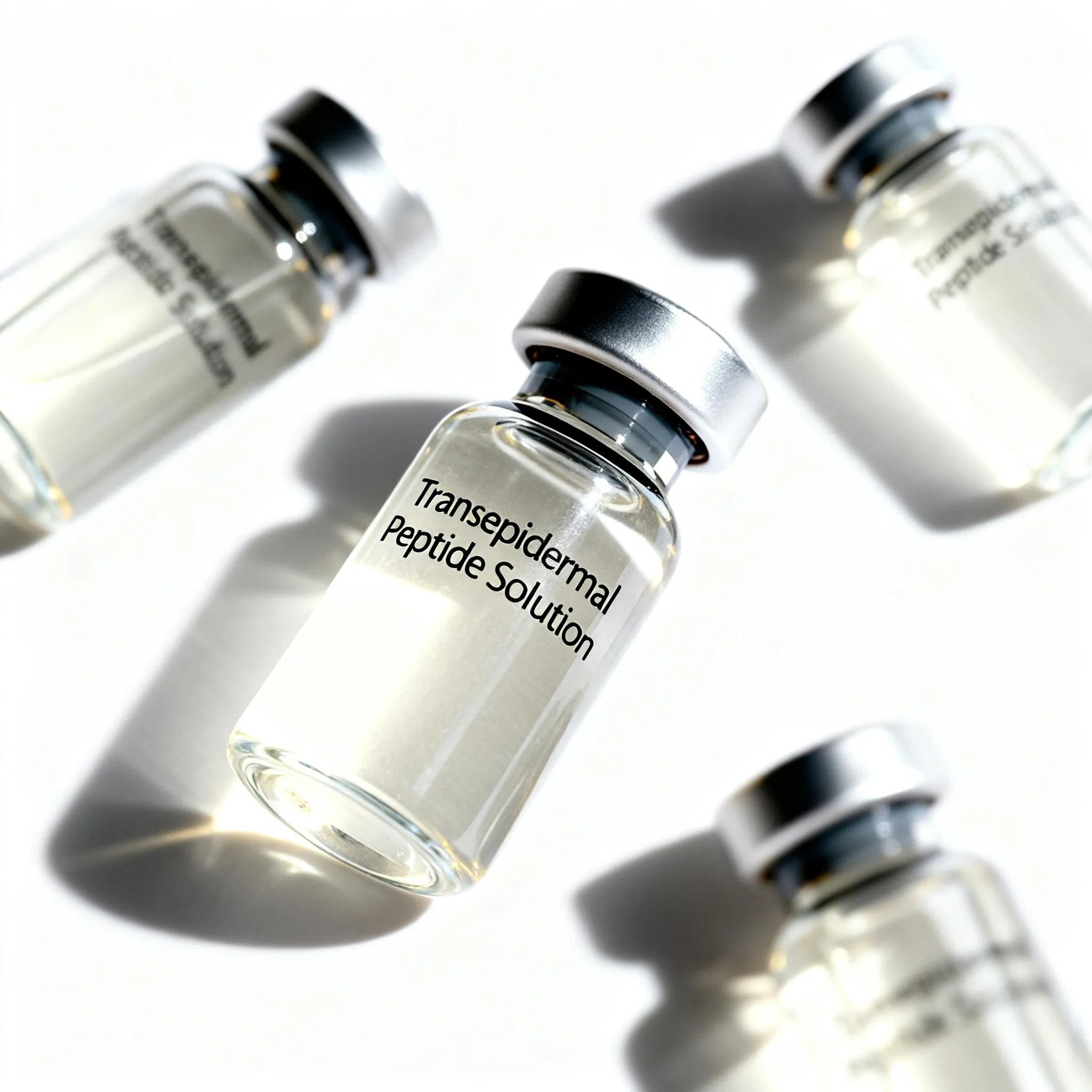 Suero facial de mejora de penetración de lujo y blanqueamiento con péptido corto transdérmico y ácido elágico de pequeña molécula para tratamiento profundo