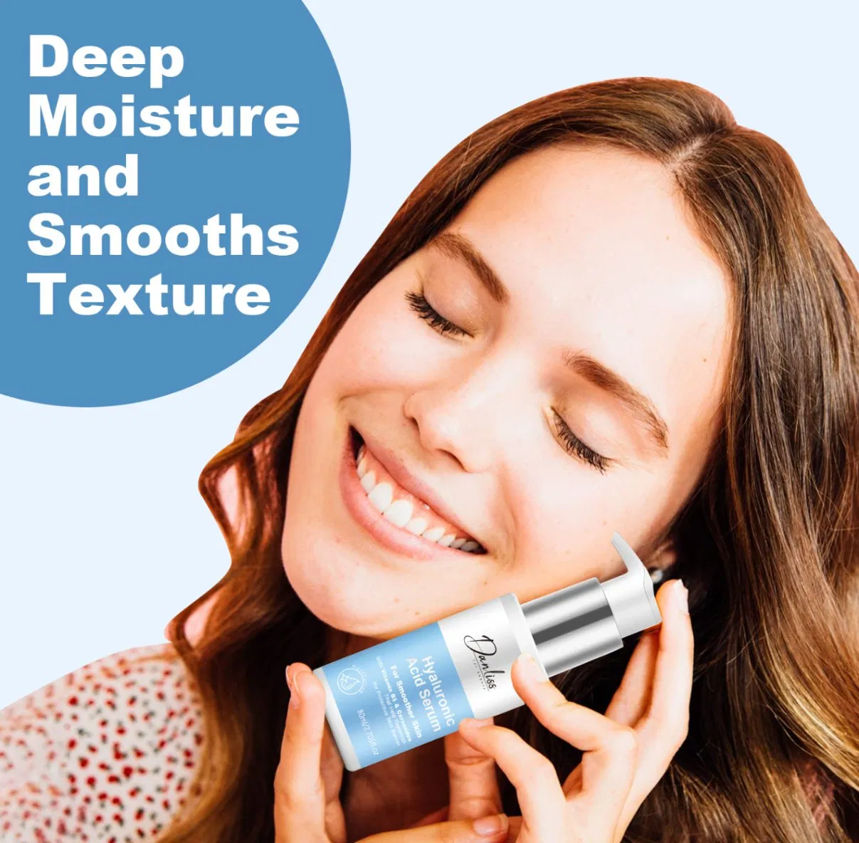 Cuidado facial antienvejecimiento reduce arrugas reafirma la piel radiante péptidos ácido hialurónico suero facial antienvejecimiento ácido hialurónico vitamina C suero facial