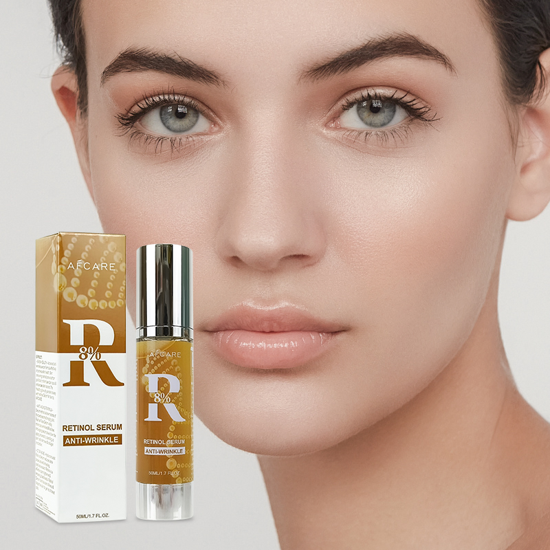 Suero facial hidratante profesional libre de parabenos, antiarrugas y con retinol y ácido hialurónico