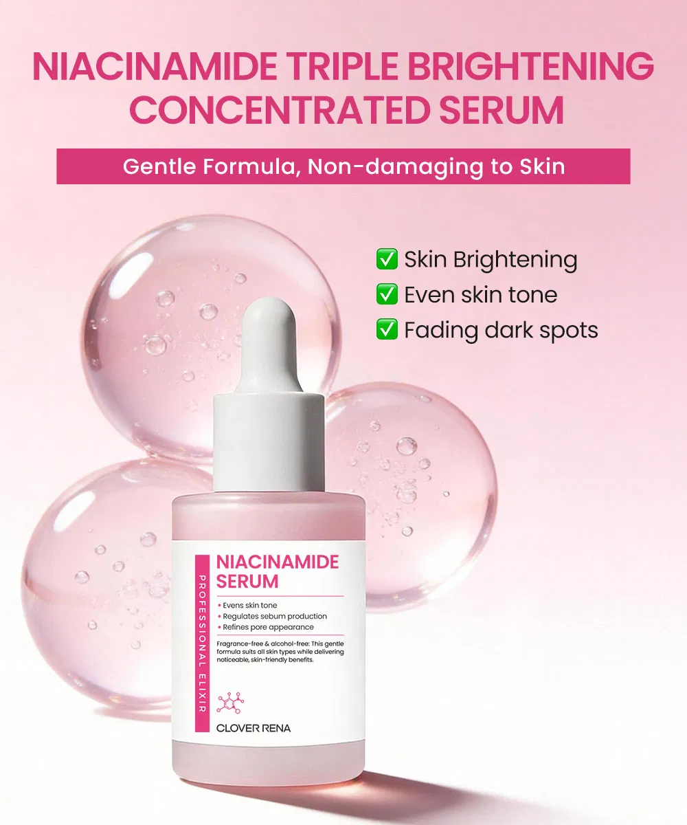 Suero reparador para manchas oscuras con niacinamida, suero minimizador de poros con niacinamida