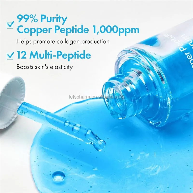 Suero de péptido de cobre azul GHK-Cu hidratación