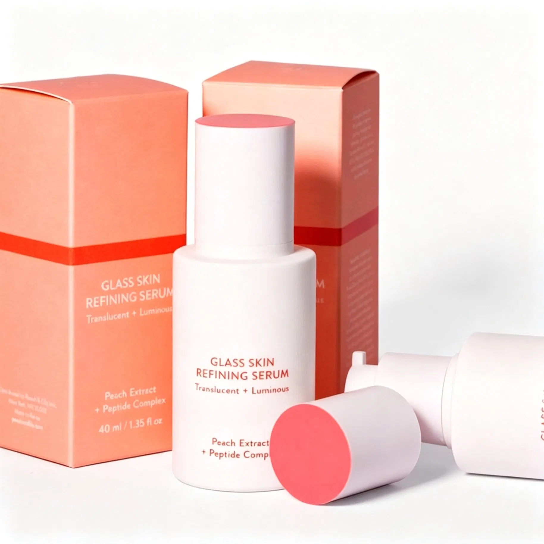 Suero facial antienvejecimiento de vitamina C y nicotinamida con extracto de rosa
