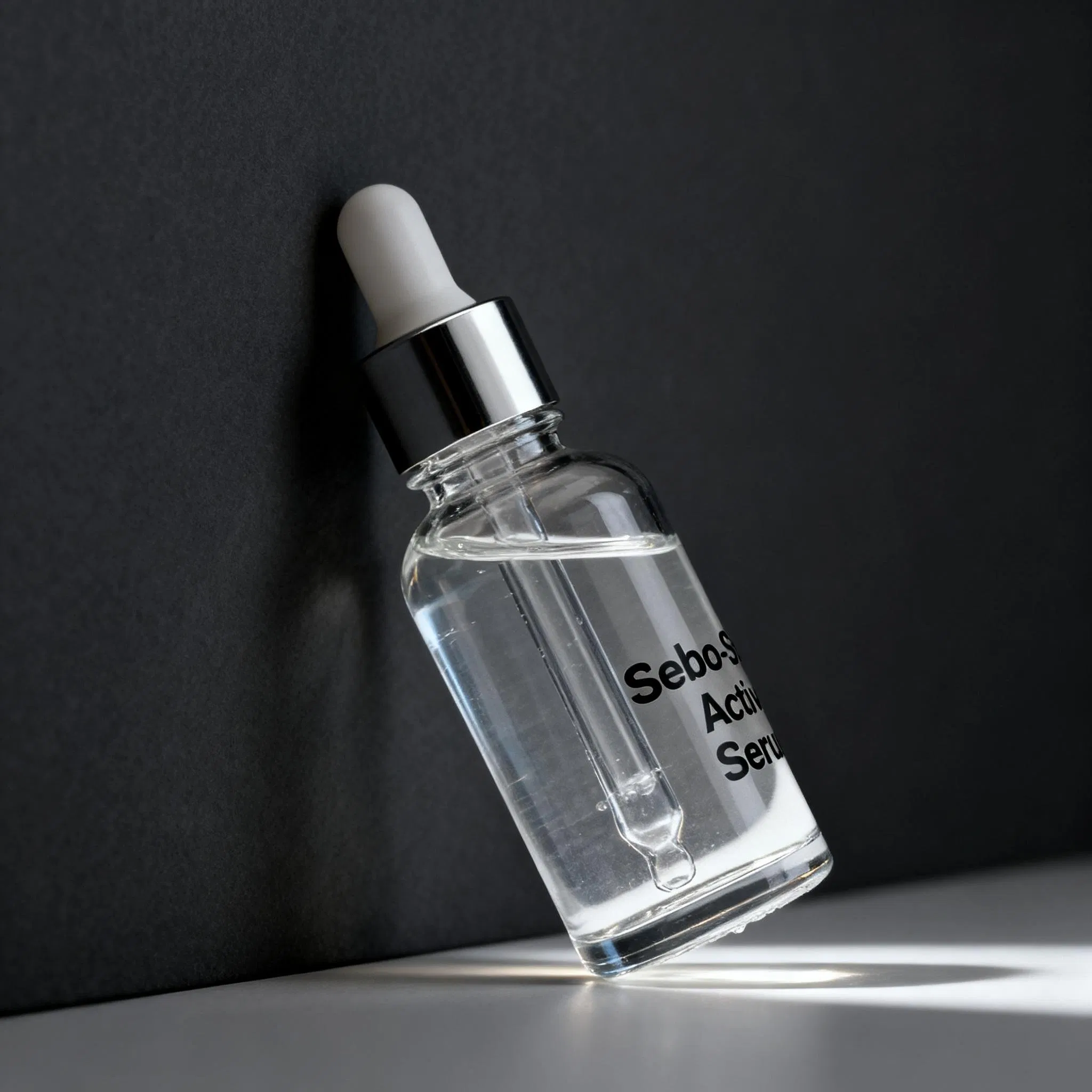 Sebo Aceite de Lujo Absorbente y Suero Facial Antiinflamatorio con Extracto de Raíz de Rehmannia China y Corteza de Sauce Blanco para Control de Brillo y Enrojecimiento