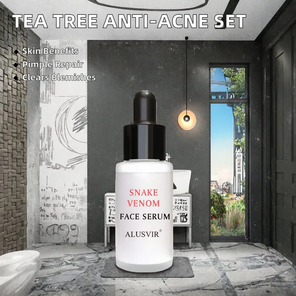 Suero de péptidos de veneno de serpiente reduce líneas finas, reafirmante, hidratante, suero facial antiarrugas