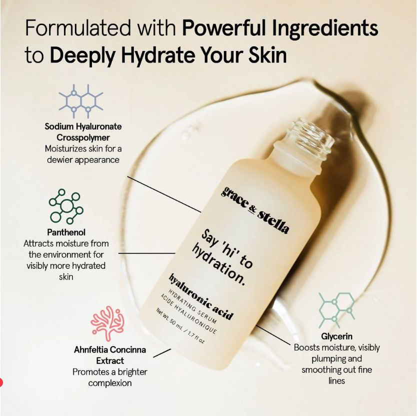 Ls017 Suero de Ácido Hialurónico de Marca Privada OEM/ODM Hidratante Antienvejecimiento Líneas Finas Facial