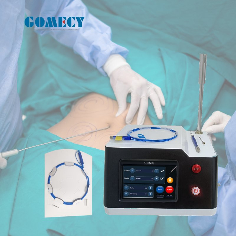 2024 Nuevo Lifting Facial con Láser de Fibra Óptica Profesional para Tensar la Piel 980nm 1470nm Máquina de Endoláser
